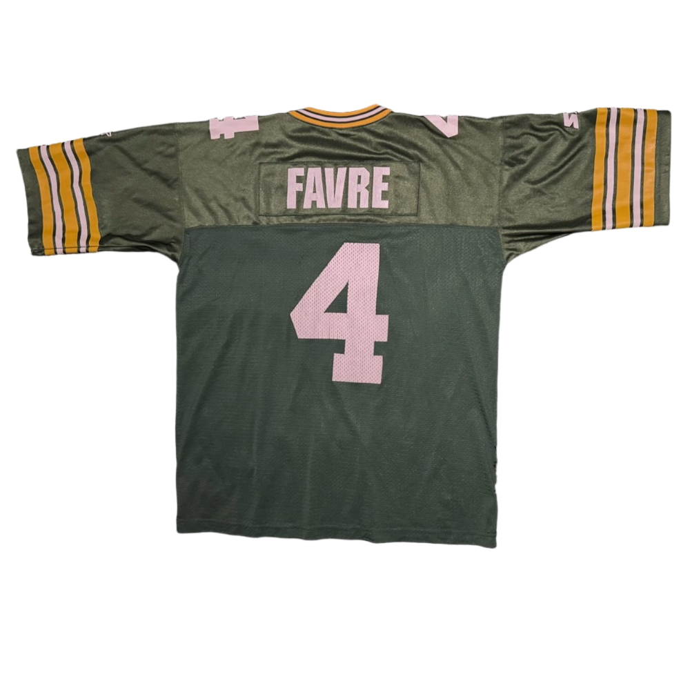 STARTER Brett Favre #4 Green Bay Packers Jersey Yellow & White Trim Size 52/XL